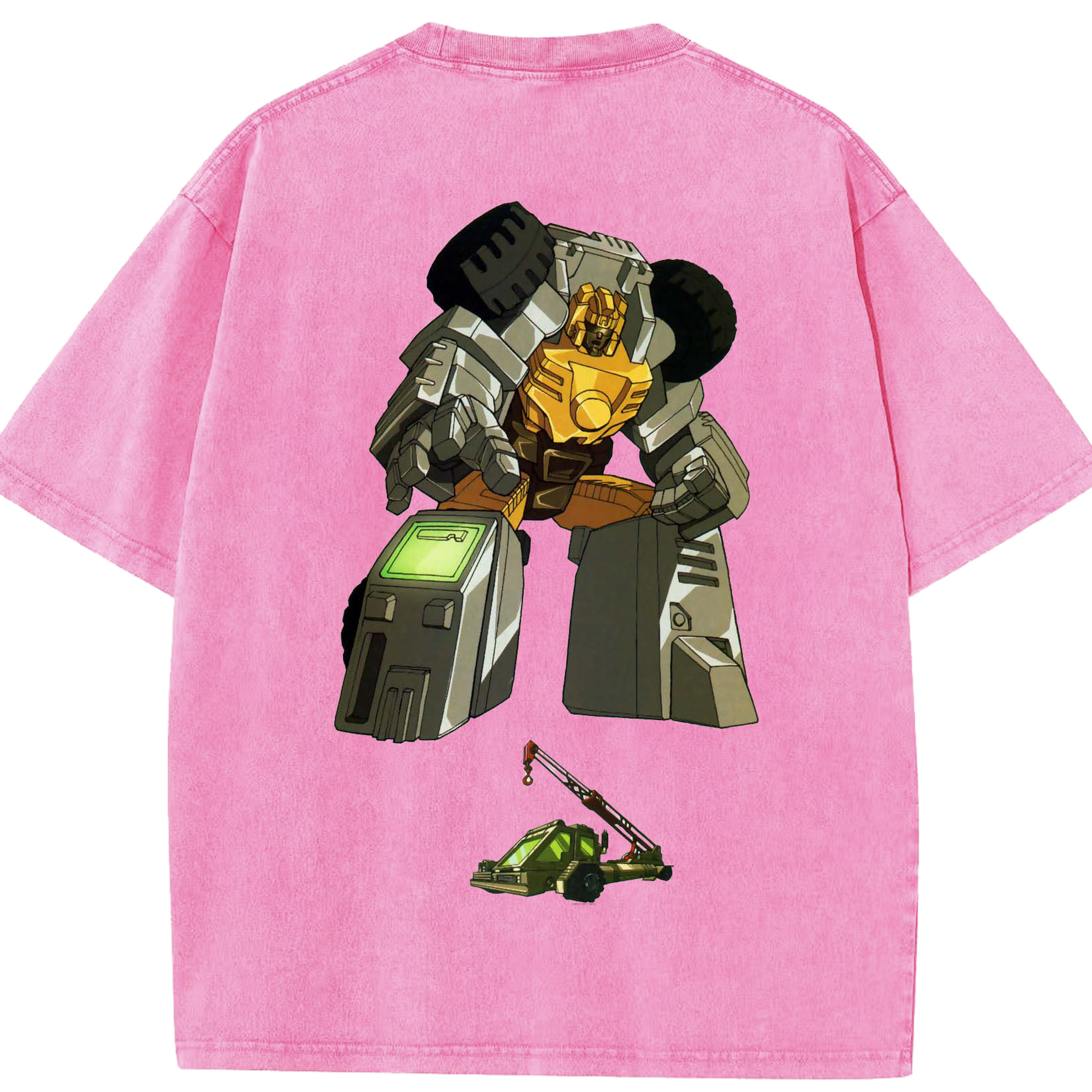 （画像用）  綿100% ヴィンテージ風 半袖Tシャツ（背面プリント）